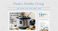 Desktop Screenshot of paulashealthyliving.com